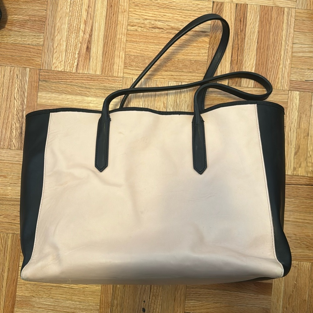 JCrew leather tote
